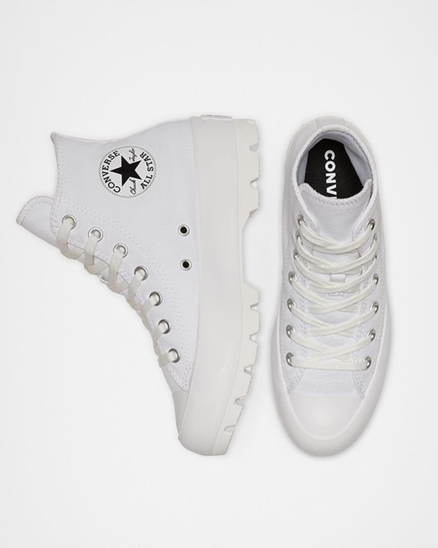 Tenisky Vysoke Converse Chuck Taylor All Star Lugged Damske Biele Čierne Biele | SK HNSBR8